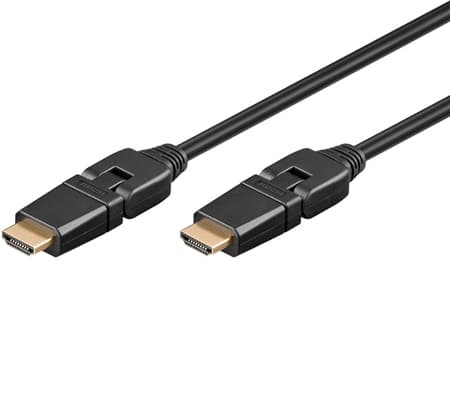 Goobay Flexible HDMI High Speed Cable with Ethernet - 1 metre