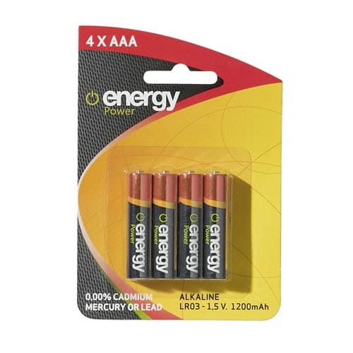 Energy Power 4xAAA Alkaline Battery