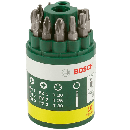 Bosch Bit Set - 10 pieces