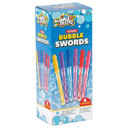 Bubble Tastic Bubble Swords Pack – 12 Pcs