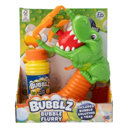 Bubblz Dinosaur Flurry Bubble Solution – Assorted