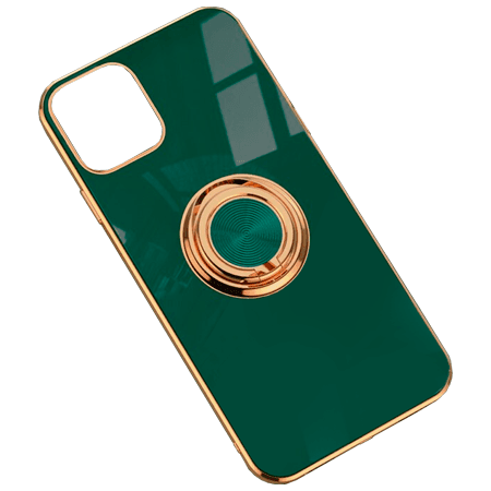 Hybrid case with ring holder iPhone 13 Pro Green