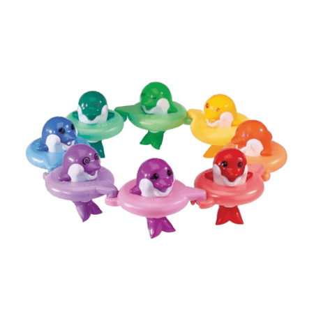 Tomy Toomies Rae Dolphins Bath Toy - 8 pcs