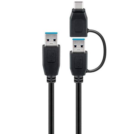 Goobay USB 3.0 cable USB-A to USB-C Adapter - 2 metres