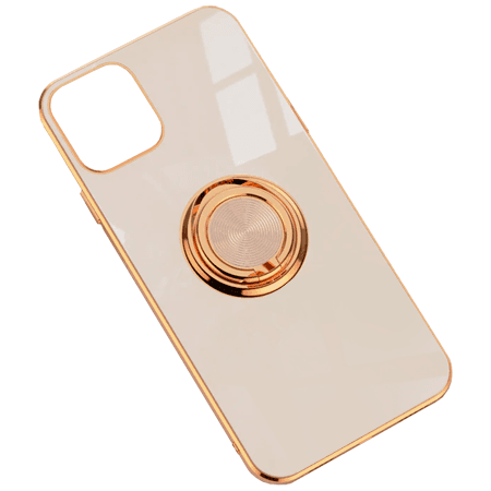 Hybrid case with ring holder iPhone 13 Pro White