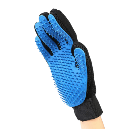 TrueTouch Borstelhandschoen Blauw