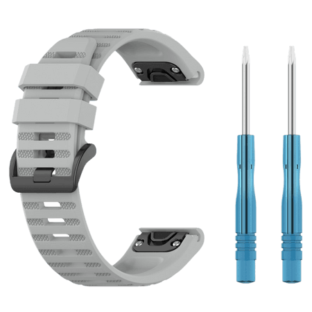 Garmin Fenix 6 Polsband 22 mm Grijs