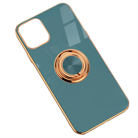 Hybride hoesje met ringhouder iPhone 13 Pro Grijs