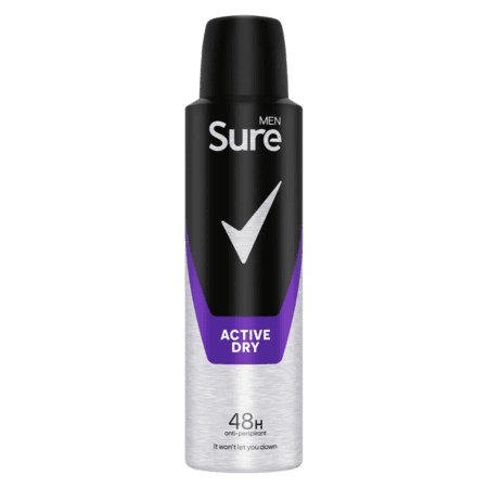Sure Men Active Dry Spray Deo 48h - 150ml