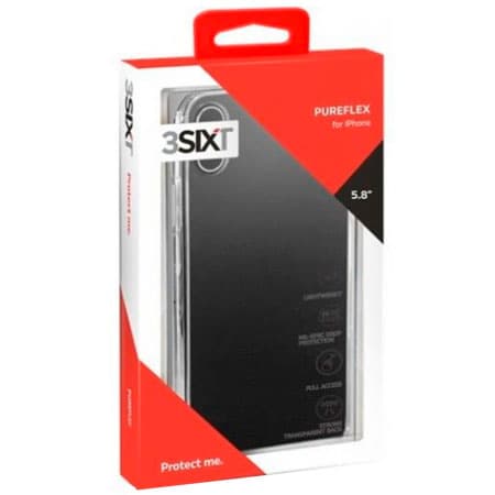 3sixT Pureflex Transperant iPhone X / XS hoes