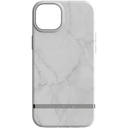 Richmond & Finch Wit Marmer iPhone 14 Cover