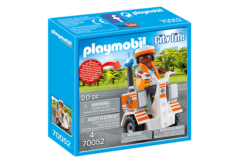Playmobil City Life Rescue Segway - 70052