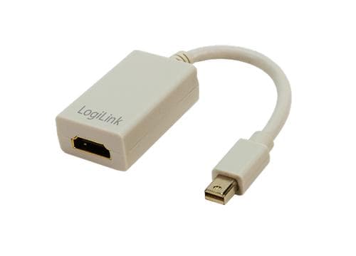Logilink Mini DisplayPort to HDMI Adapter, 0,15m, weiß