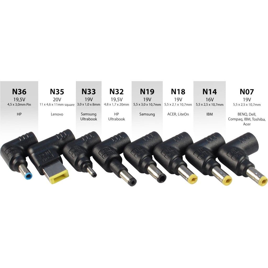 Inter-Tech Netzteil 90W Argus NB-90SA m. 8Tips