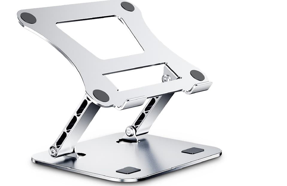 Inter-Tech Notebook-Ständer NBS-300,11-17  45x217x261mm Alu