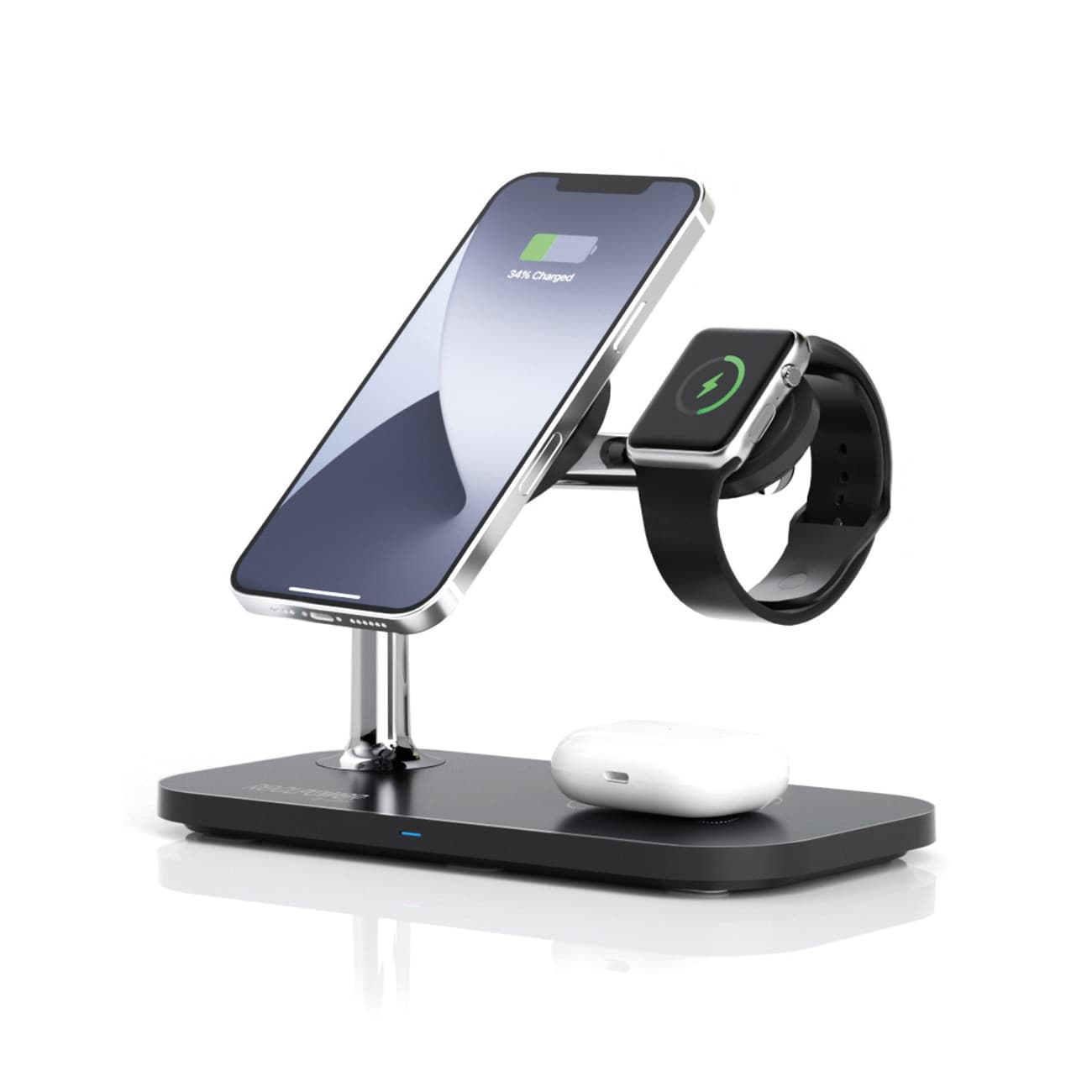 RealPower ChargeAir MAG Ladestation mit Magsafe schwarz