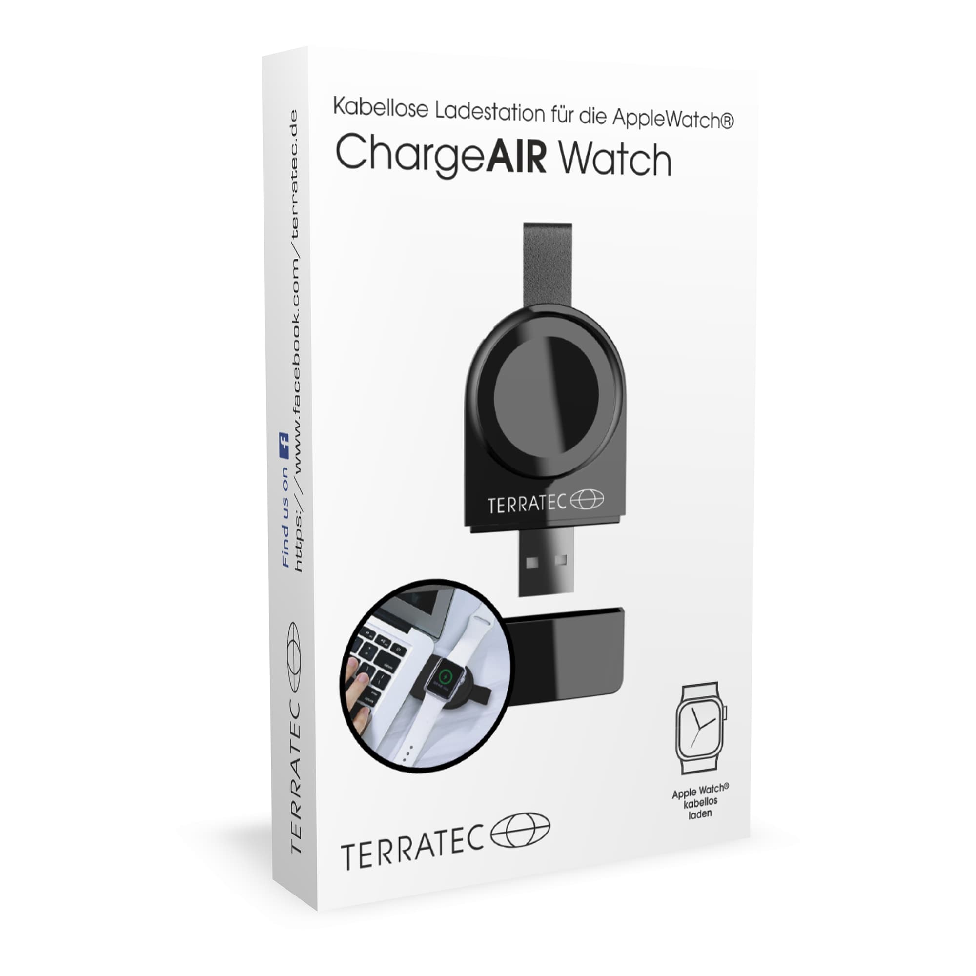TERRATEC Ladegerät ChargeAir Watch             kabellos