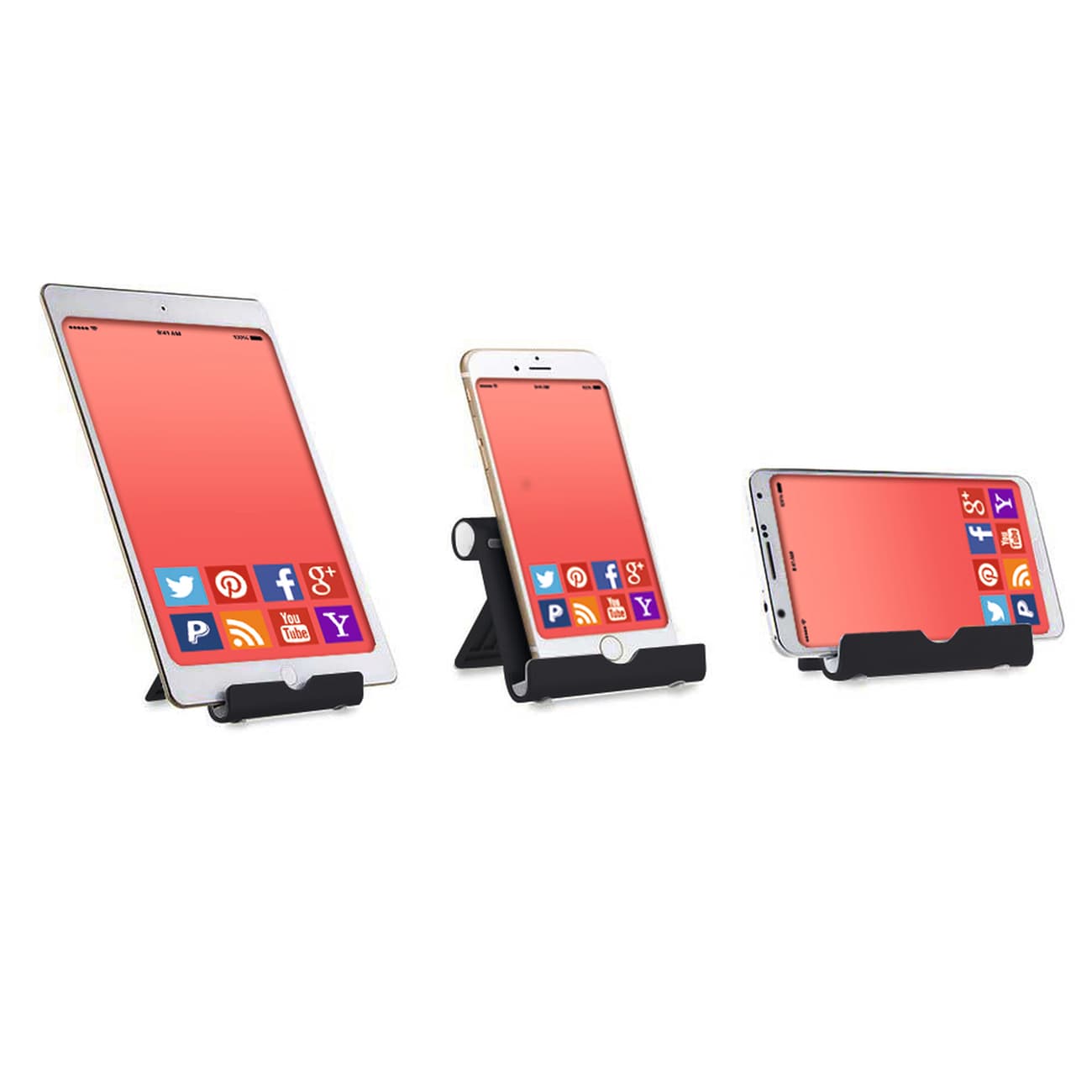 TERRATEC Tabletständer iTab S   schwarz  Aluminium