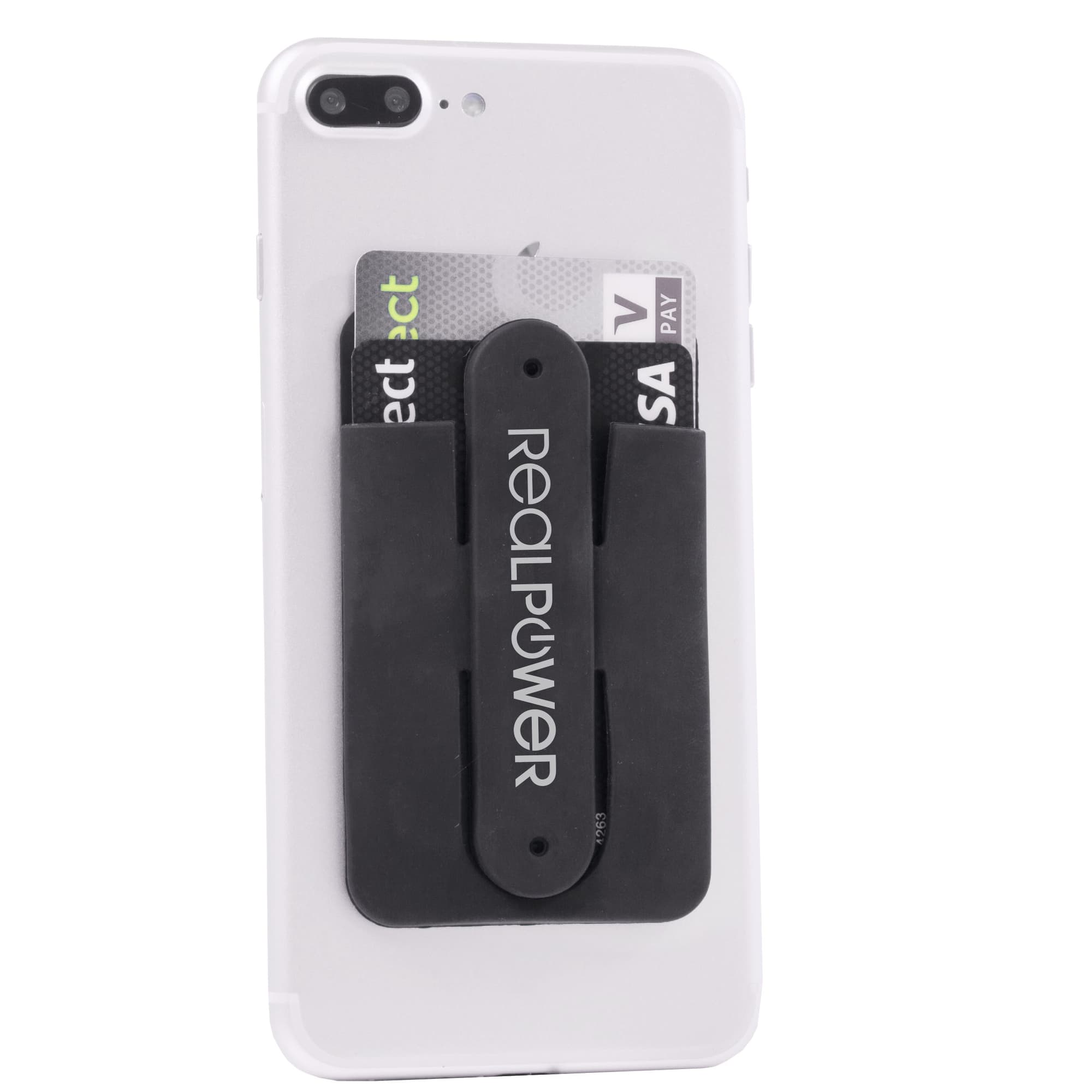 RealPower Smartphoneständer + Smart Wallet (Kartenfach)