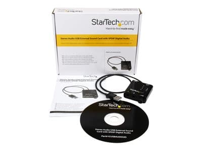 STARTECH USB Audio Adapter - Externe USB