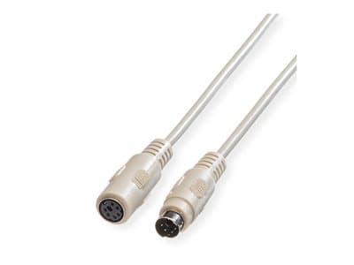 ROLINE Tastatur-Kabel-PS/2 ST/BU 6m