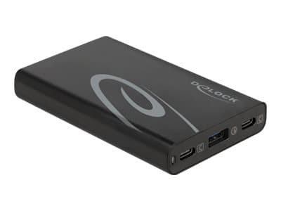 DELOCK USB Ladegerät 2xUSB Type-C PD 3.0 + 1 x USB Typ-A 60W
