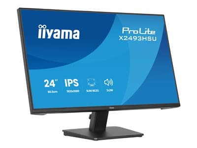 IIYAMA 60.5cm (24)   X2493HSU-B1   16:10 HDMI+DP+2xUSB IPS