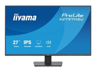IIYAMA 68.6cm (27)   X2797HSU-B1 16:9 HDMI+DP+2xUSB IPS