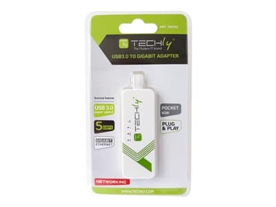 TECHLY USB3.0 RJ45 Adapter WEISS