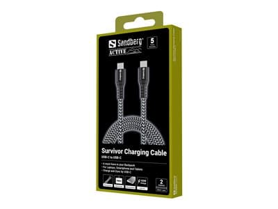 SANDBERG Survivor USB-C Cable 2M 100W