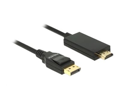 DELOCK Kabel Displayport 1.2 > HDMI-A 2m