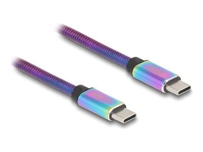 DELOCK USB-C 2.0 Kabel Stecker zu Stecker PD 3.0 60W 2m