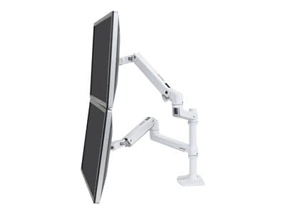 ERGOTRON LX Doppelschirmloesung weiss