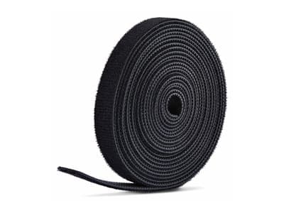 STARTECH 22,8m Klettbandrolle schwarz