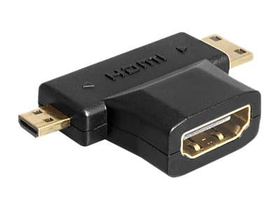 DELOCK HDMI Adapter A -> mini C + micro D Bu/St/St