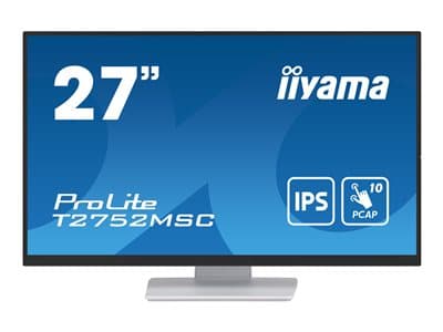 IIYAMA 68.6cm (27)   T2752MSC-W1AG 16:9 Touch HDMI+DP+2xUSB