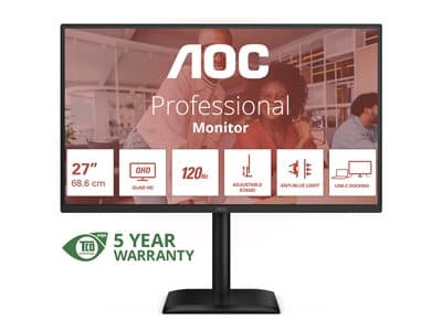 AOC 68,6cm (27)  Q27E4CV  16:09 HDMI+DP+USB-C Lift black