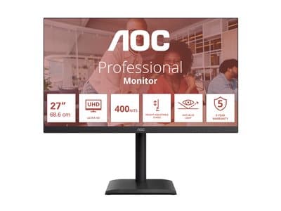 AOC 68,6cm (27) U27E4CV 16:09 2xHDMI+DP+USB-C Lift Spk. bl