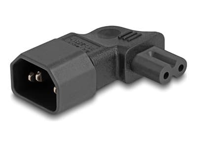DELOCK Netzadapter IEC 60320 - C14 auf C7, Stecker / Buchse