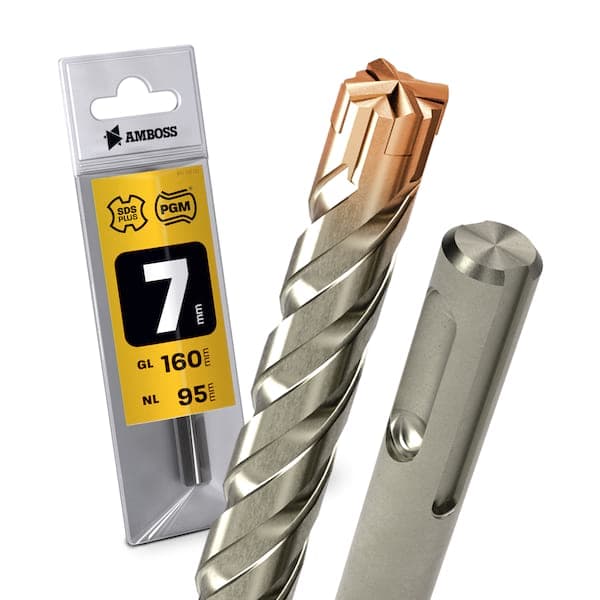 1x Bohrer SDS Plus Schaft - Ø:7 mm - GL: 160 mm