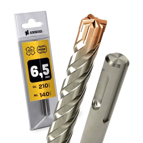 1x Bohrer SDS Plus Schaft - Ø:6.5 mm - GL: 210 mm