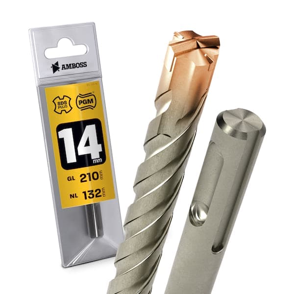 1x Bohrer SDS Plus Schaft - Ø:14 mm - GL: 210 mm