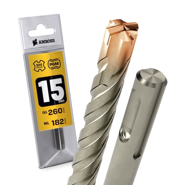1x Bohrer SDS Plus Schaft - Ø:15 mm - GL: 260 mm