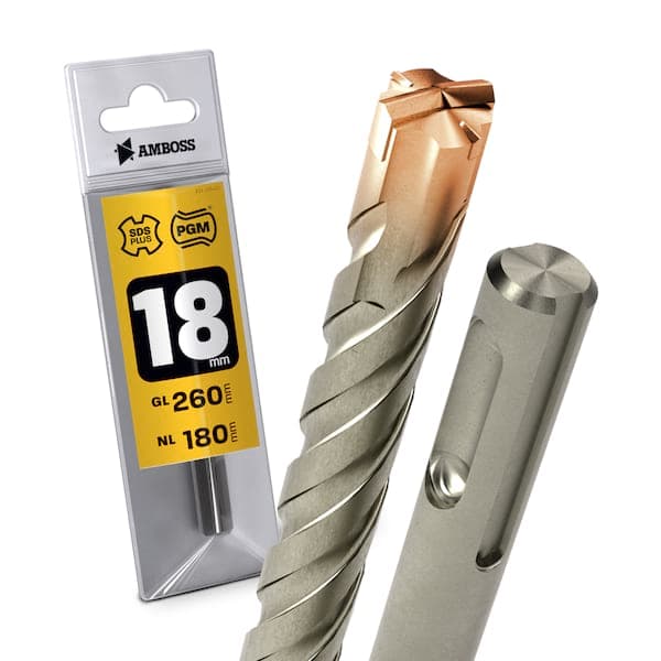 1x Bohrer SDS Plus Schaft - Ø:18 mm - GL: 260 mm