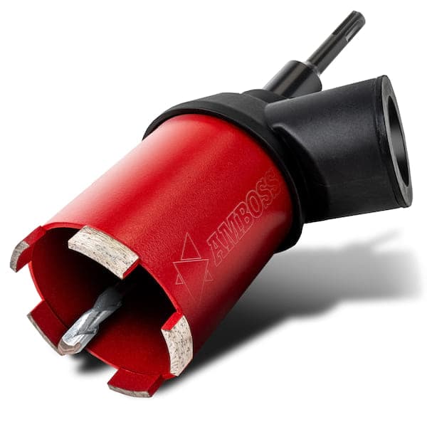 Dosensenker Red Force - 82 mm - SDS-Plus Set mit Absaugung