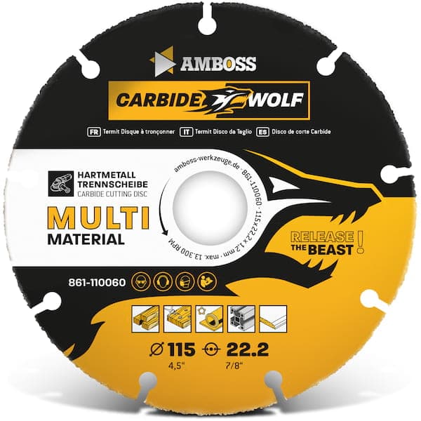 Amboss Carbide Wolf HM Trennscheibe - 115 x 1.2 x 22.2