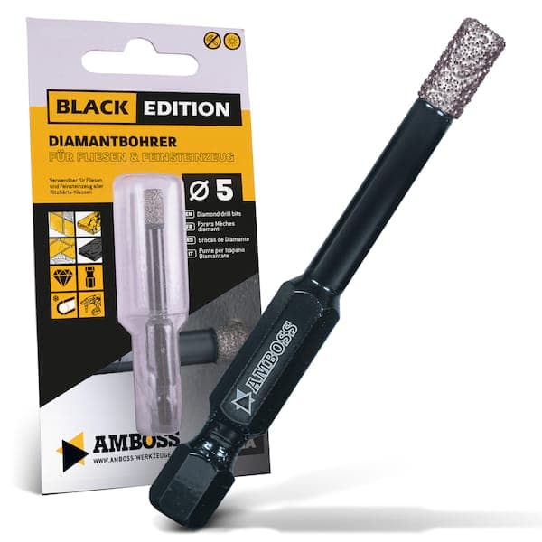 Amboss Black Edition Diamant Bohrer 5 mm