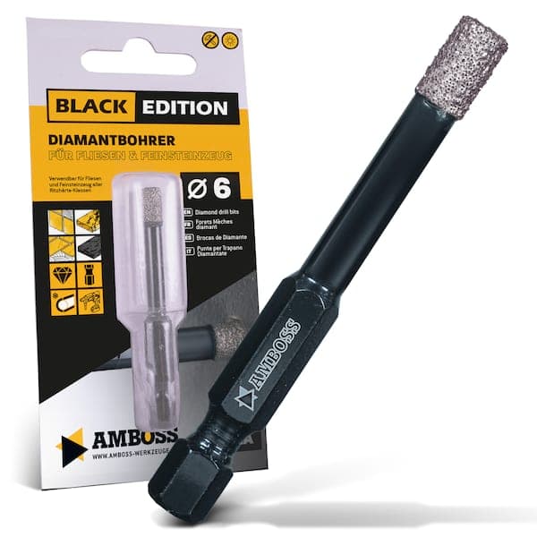 Amboss Black Edition Diamant Bohrer 6 mm