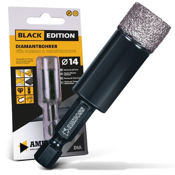 Amboss Black Edition Diamant Bohrer 14 mm