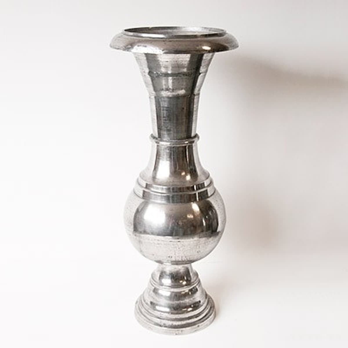 Riesige Casa Padrino Barock Blumenvase Aluminium Raw Finished - Hotel Dekoration - BlumengefÃ¤ss